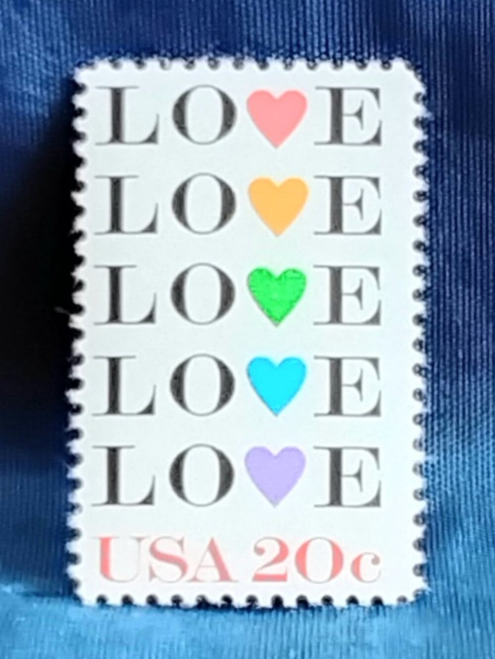 Uncirculated USA 1984 Love 20 Cent Stamp!!